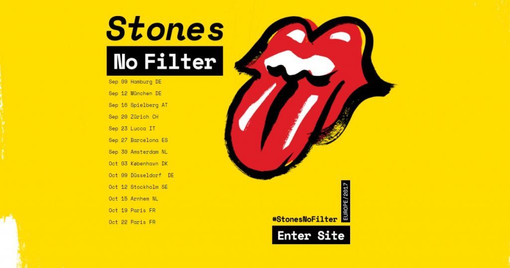 Rolling Stones concerto Italia 2017