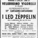 Velodromo Led Zeppelin Morandi